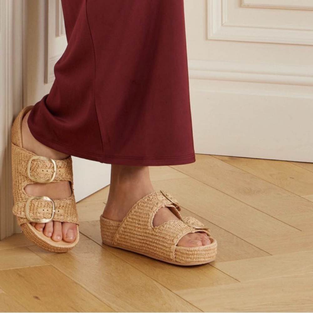 Loeffler Randall Theo Raffia Sandals